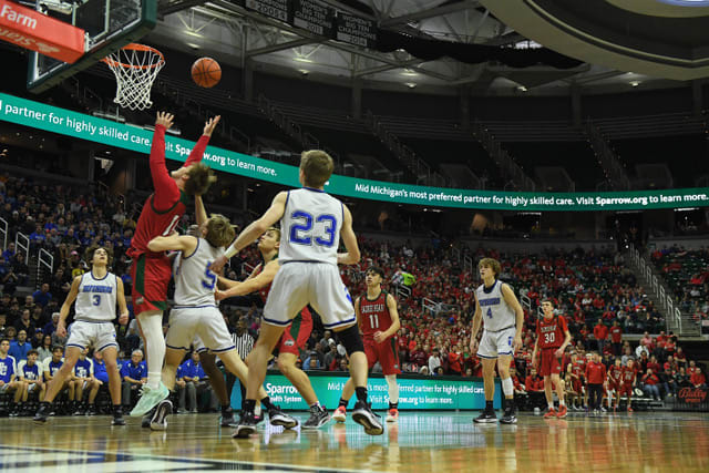 Sacred Heart vs Tri-Unity Christian MHSAA Division 4 title game -- Scott Hasse14